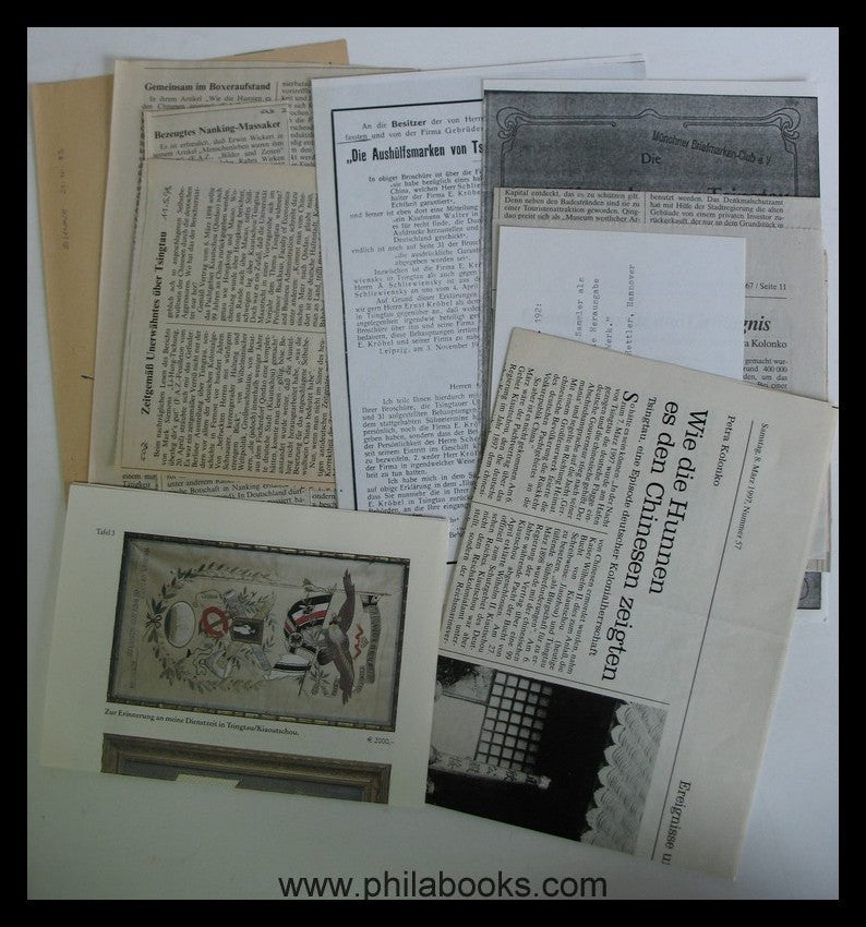 Friedemann, A., The auxiliary stamps of Tsingtau and their forgery ...