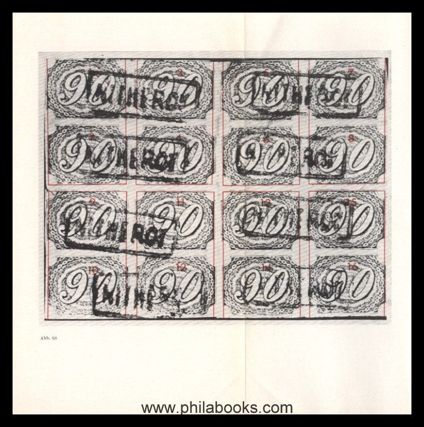 Dromberg, DA, Brazil, Large retouching of the 300 Reis stamp from 1...