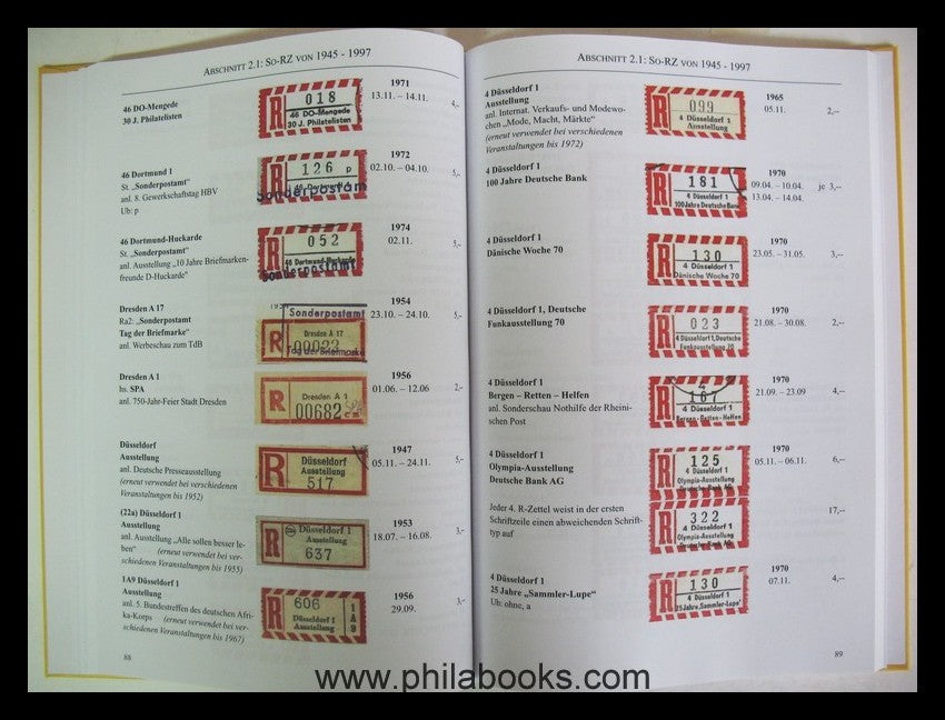 Rolke/Neckermann/Schüler, Catalogue of the German Special Enrollment ...