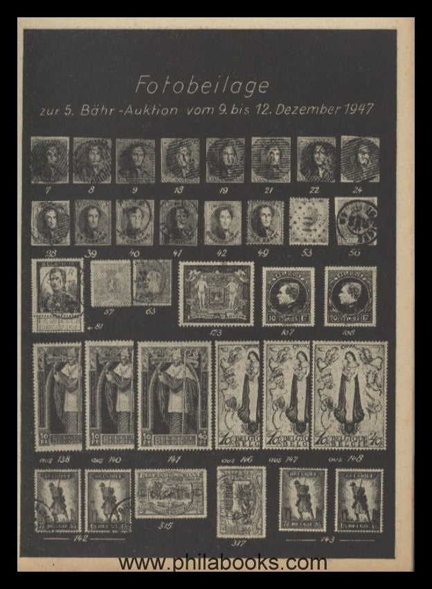 Bähr, Auktion 001, 1946-09