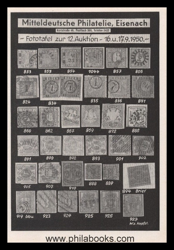 Mitteldeutsche, auction, 1950-09