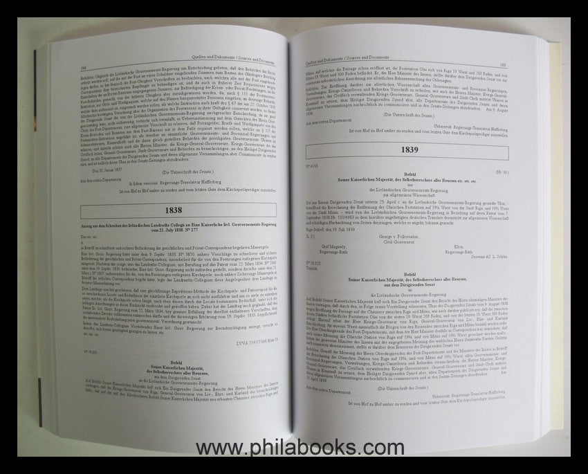 Hofmann, H. von, Das Postwesen auf dem Territorium der späteren Re ...