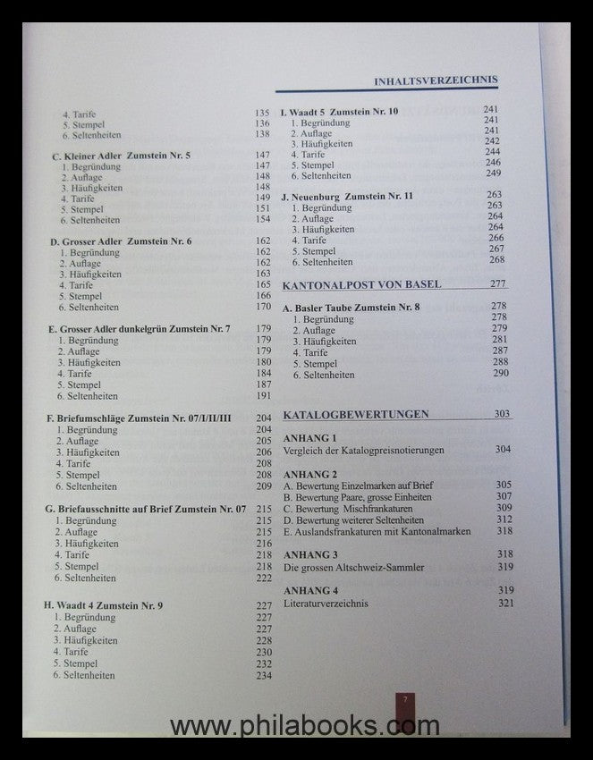 Schäfer, R., Switzerland cantonal stamps March 1, 1843 to September 30 ...