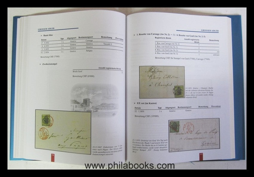 Schäfer, R., Switzerland cantonal stamps March 1, 1843 to September 30 ...