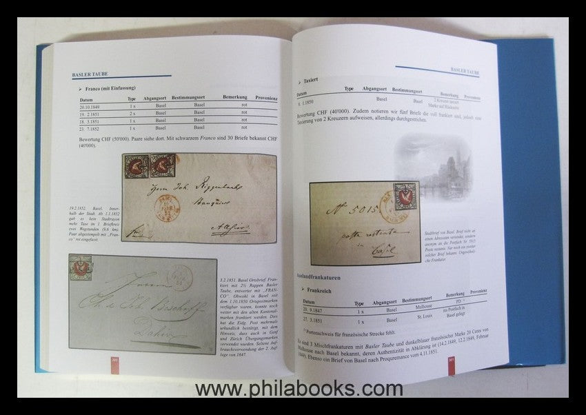 Schäfer, R., Switzerland cantonal stamps March 1, 1843 to September 30 ...