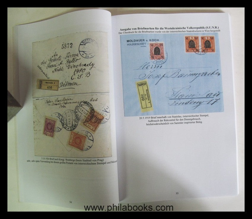 Sanbach, H., Rekozettel und Einschreibebelege von Galizien (als ös ...