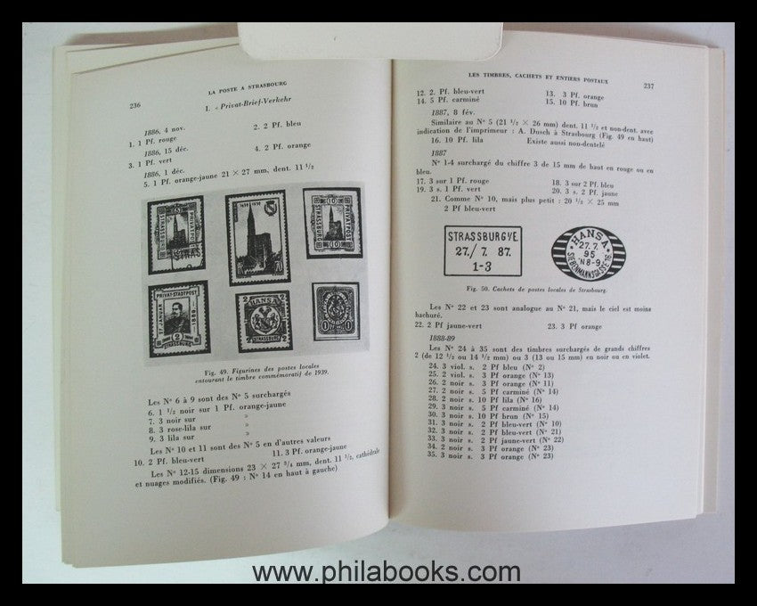 Gachot, Prof. Dr. H., Histoire de la Poste aux Lettres a Strasbour ...