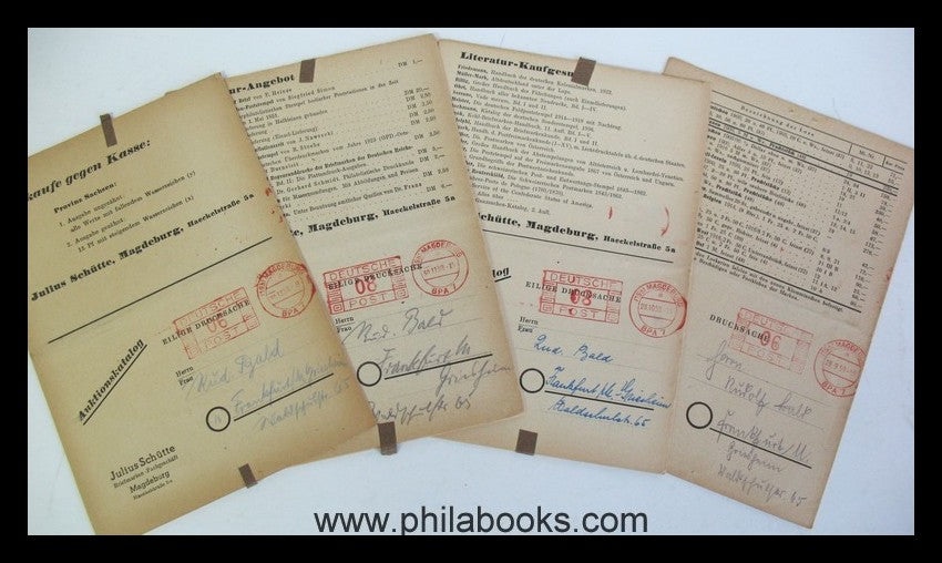 Schütte, Auction 022-026, 1950/1951