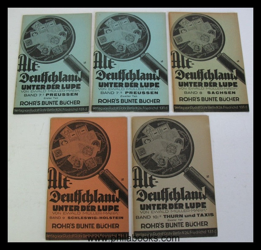 Müller-Mark, Old Germany under the magnifying glass, Rohr's Colorful Books, B...