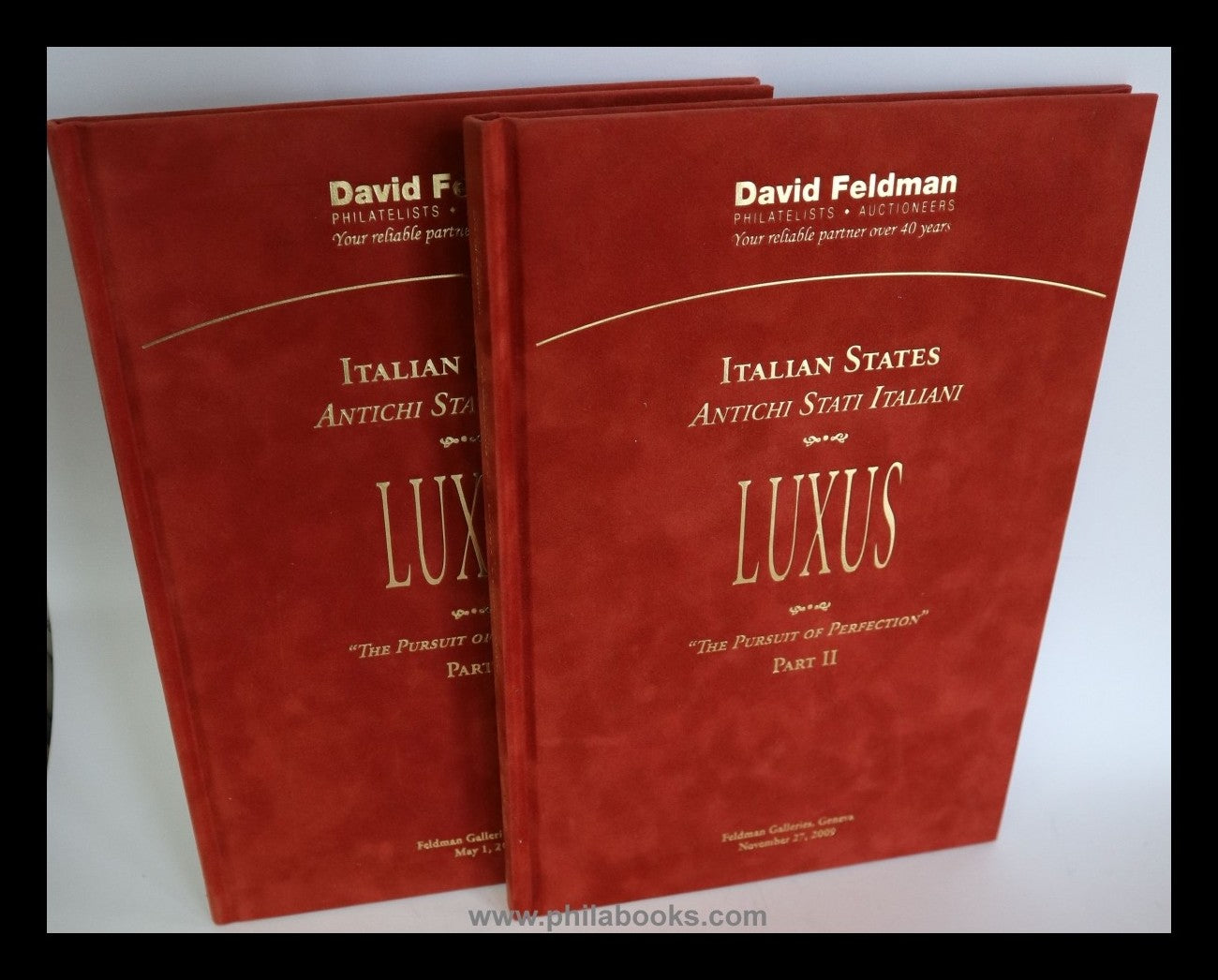 Feldman, auction, 2009-05 'The Pursuit of Perfection', Italy