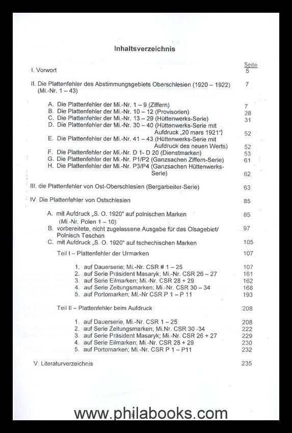 Lutz, Dr. H.-D., Die Plattenfehler des Abstimmungsgebiets Oberschl ...