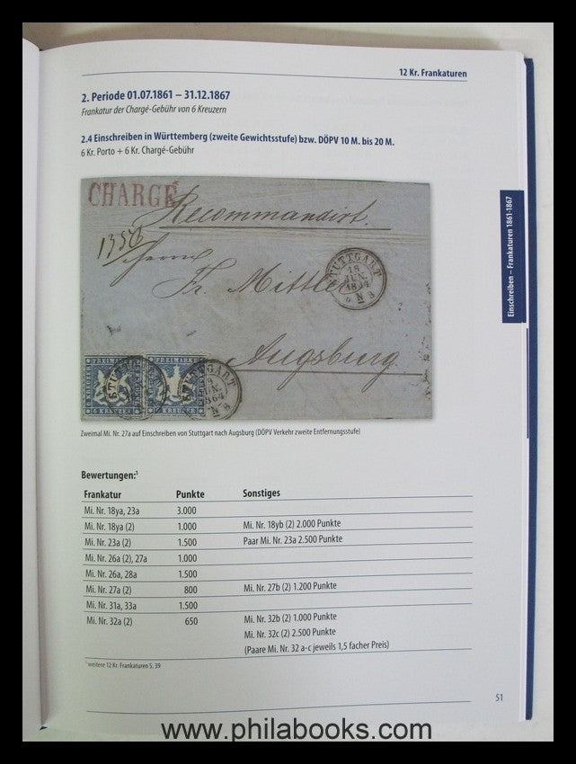 Heinrich, T., Letter mail in the Kingdom of Württemberg 1851-1875, 2014, ...