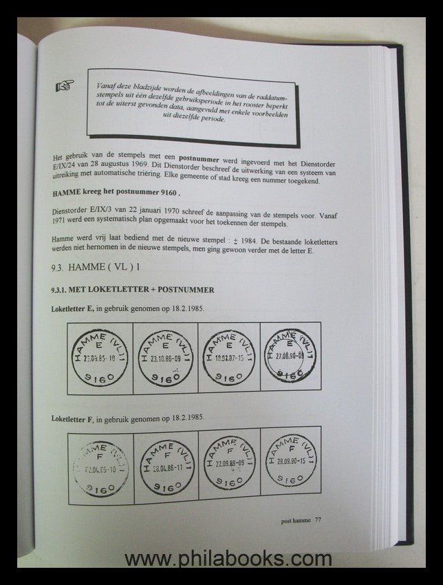 van Bogaert, L./ de Doncker, W., De Postgescheidis van de Gemeen ...