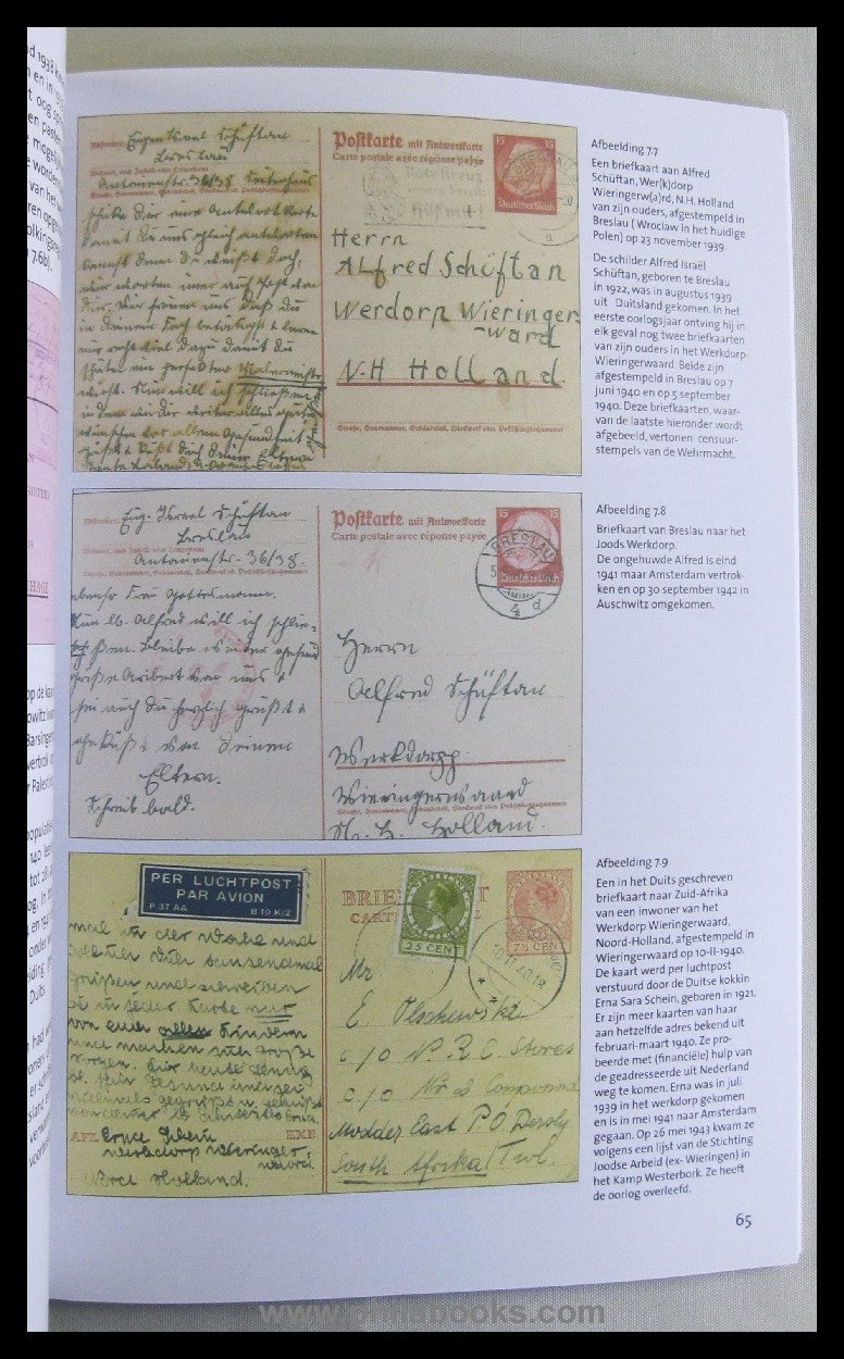 Taselaar, RE, Kamppost van uitgeweken joden 1934-1945, Posthisto ...