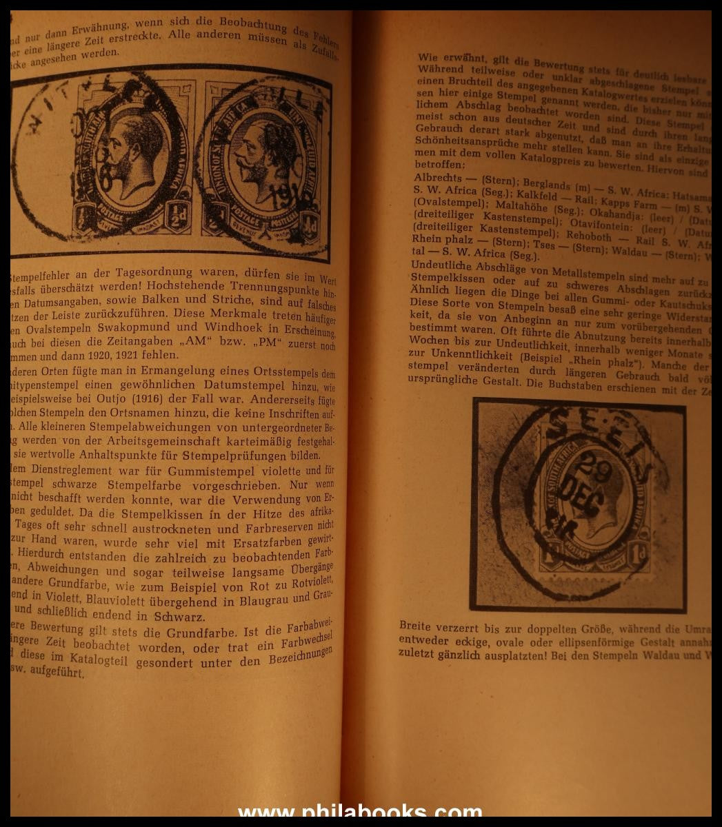Hoffmann-Giesecke, G., South West Africa, Part II, field post, occupation...