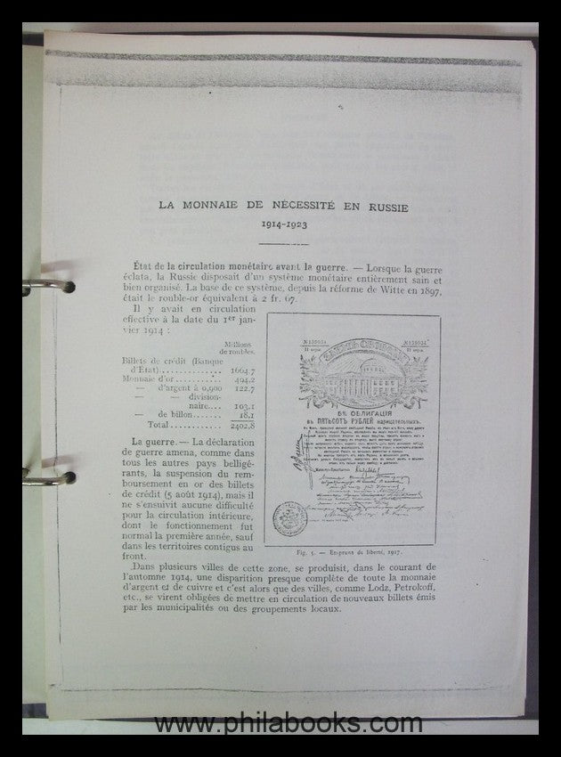 Denis, Ch., Catalogue des Monnais èmisis sur le Territoire de la R ...