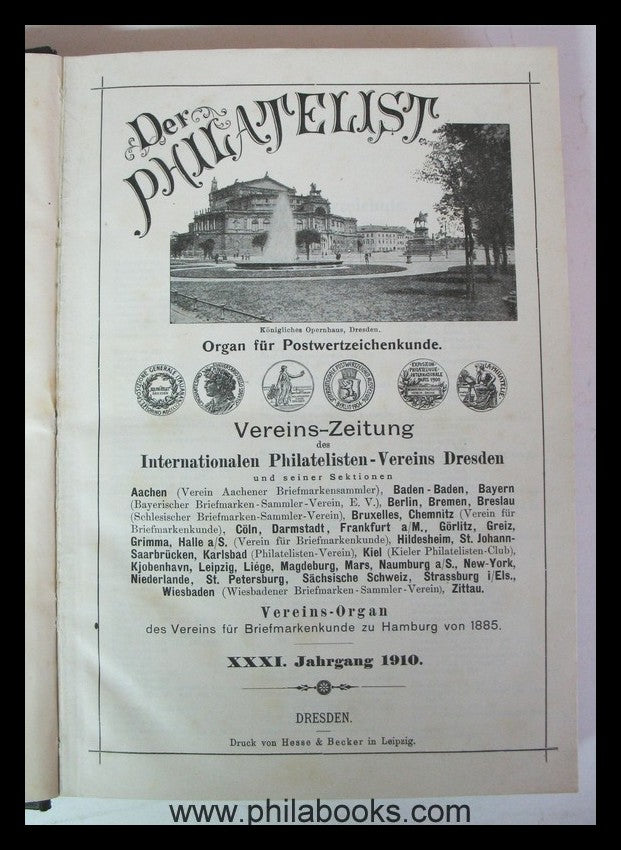 Der Philatelist, bekannt gute Zeitschrift des Dresdner Philatelist ...