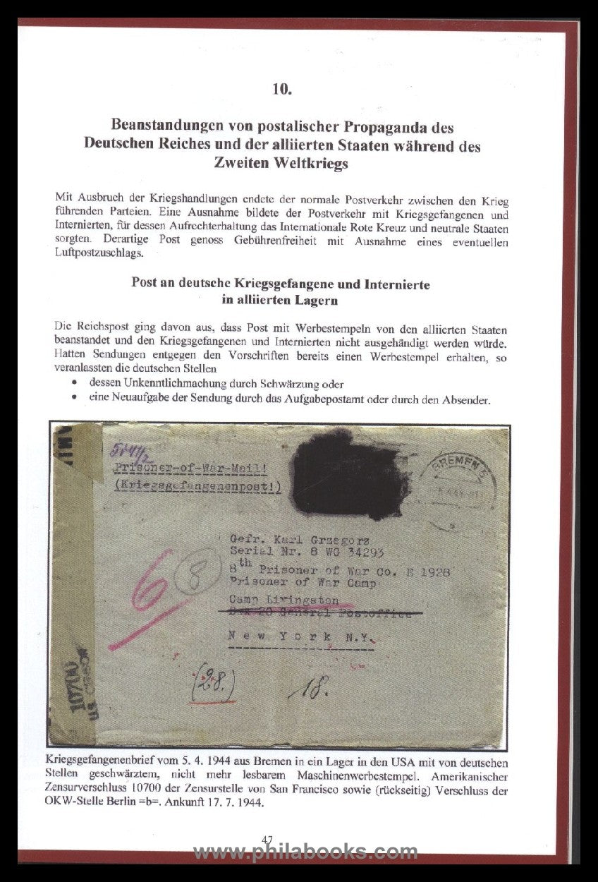 Elsner, Dr. W., Die 'klassischen Postkriege'-vor 1948- / The 'Clas ...