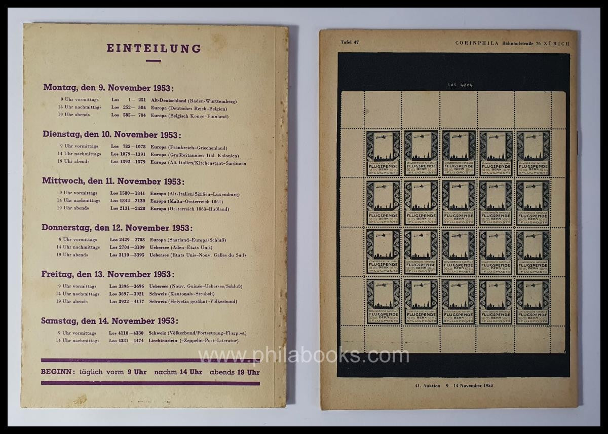 Corinphila, Auktion 041, 1953-11