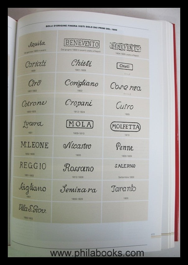 Vollmeier/Mancini, Storia postale del Regno di Napoli dalli origin ...