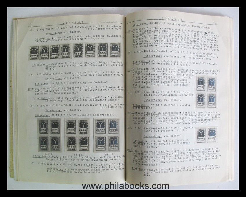 Schmidt, C., Die Postwertzeichen der Russischen Landschaftsaemter, ...