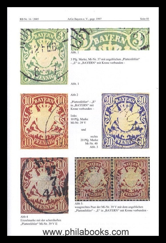 ArGe Bayern, circular no. 16/2005, including Becker, additions...