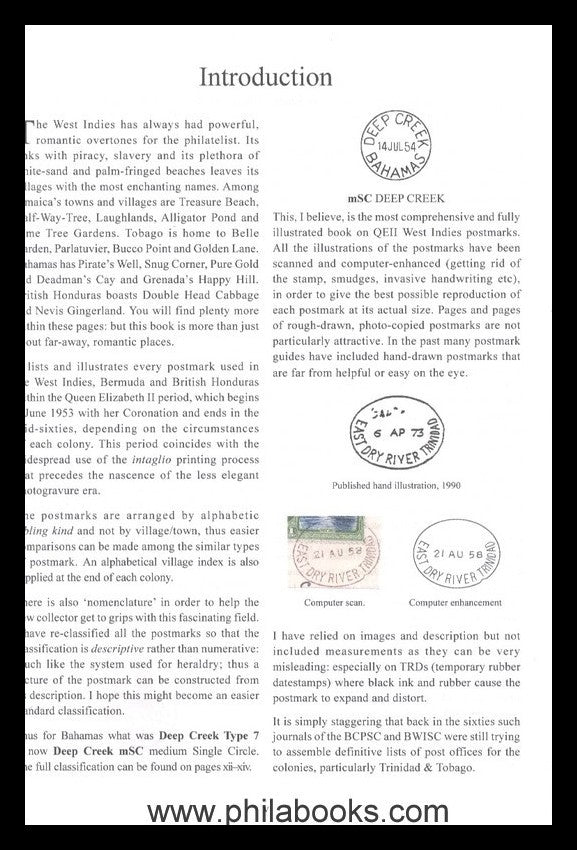Horry, D., The Encyclopaedia of British West Indies Postmarks. Qu ...