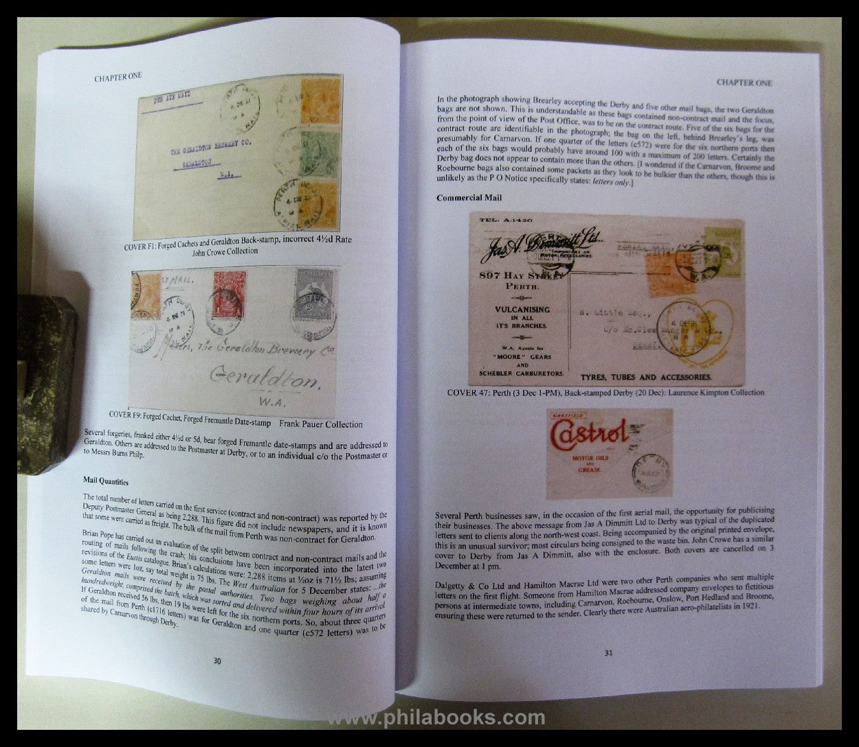 Peace, B.R., Australasian crash mail and other inicidents, Volume ...