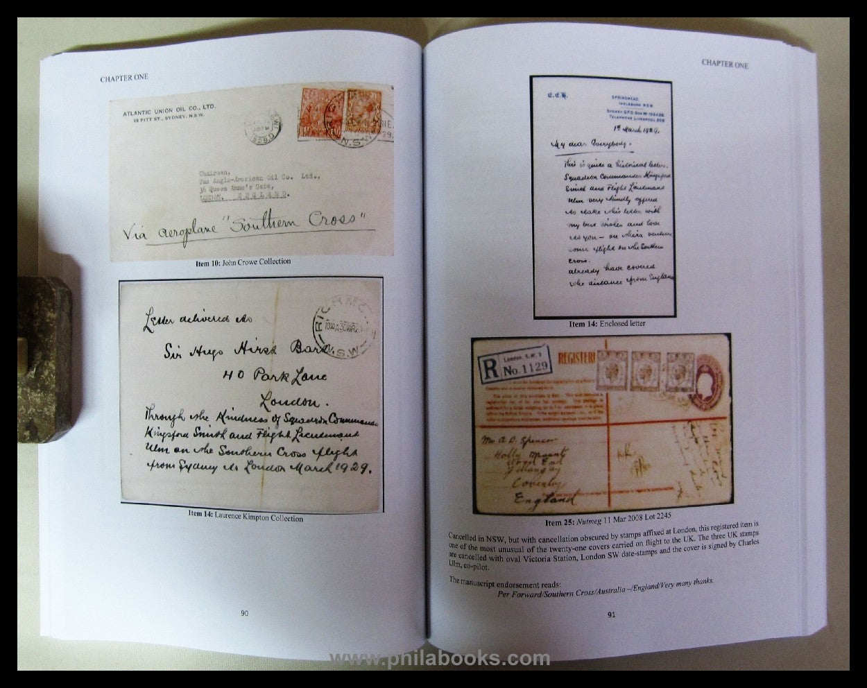 Peace, B.R., Australasian crash mail and other inicidents, Volume ...