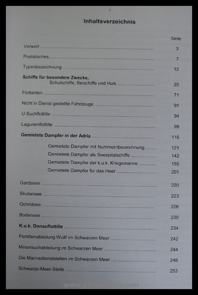 Kalis/Kohl, Die Feldpost der k.u.k. Kriegsmarine im 1. Weltkrieg 1 ...