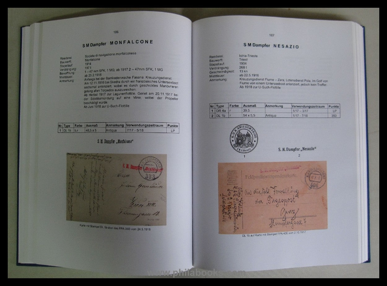 Kalis/Kohl, Die Feldpost der k.u.k. Kriegsmarine im 1. Weltkrieg 1 ...