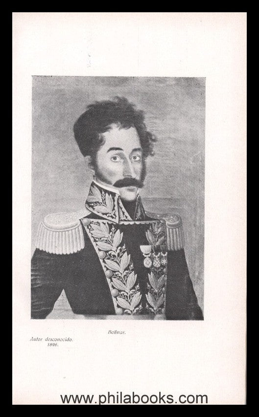 van Peursem, Dr. J. H., BOLIVAR, 1783-1830, Historia y Filatelia, ...