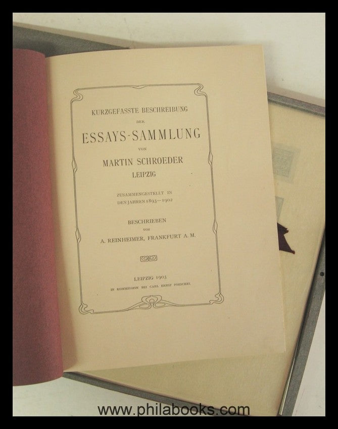 Reinheimer, A., Short description of the collection of essays by ...
