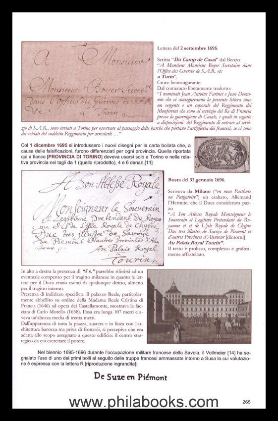 Robetti/Vanara, La Communicazione Epistolare da e per Torino, II V ...