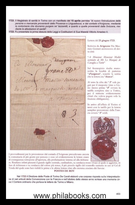 Robetti/Vanara, La Communicazione Epistolare da e per Torino, II V ...