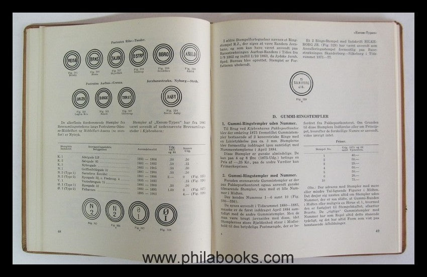 Arnholtz, S., Danske Poststempler, Fra Frimaerketiden 1. Del, Haan ...