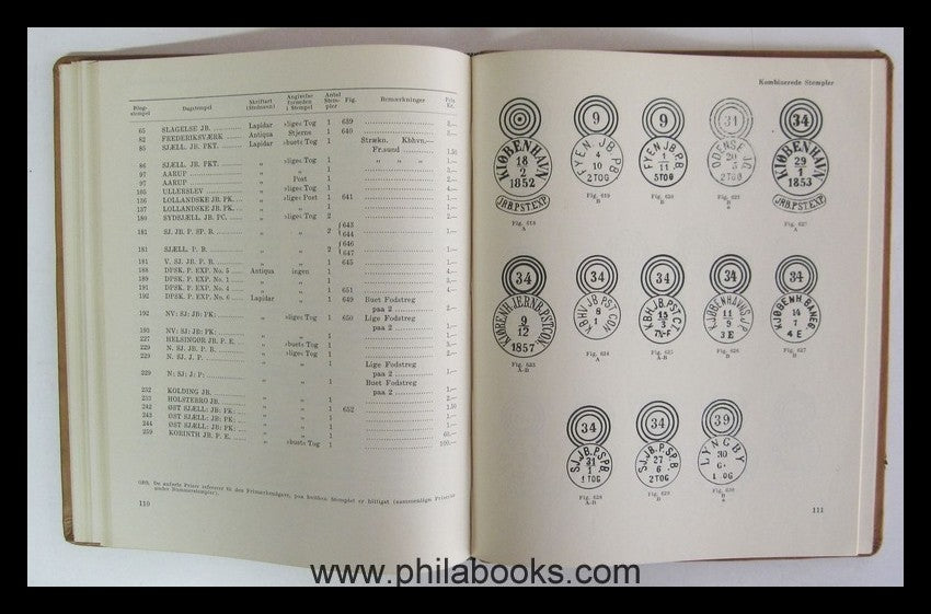 Arnholtz, S., Danske Poststempler, Fra Frimaerketiden 1. Del, Haan ...