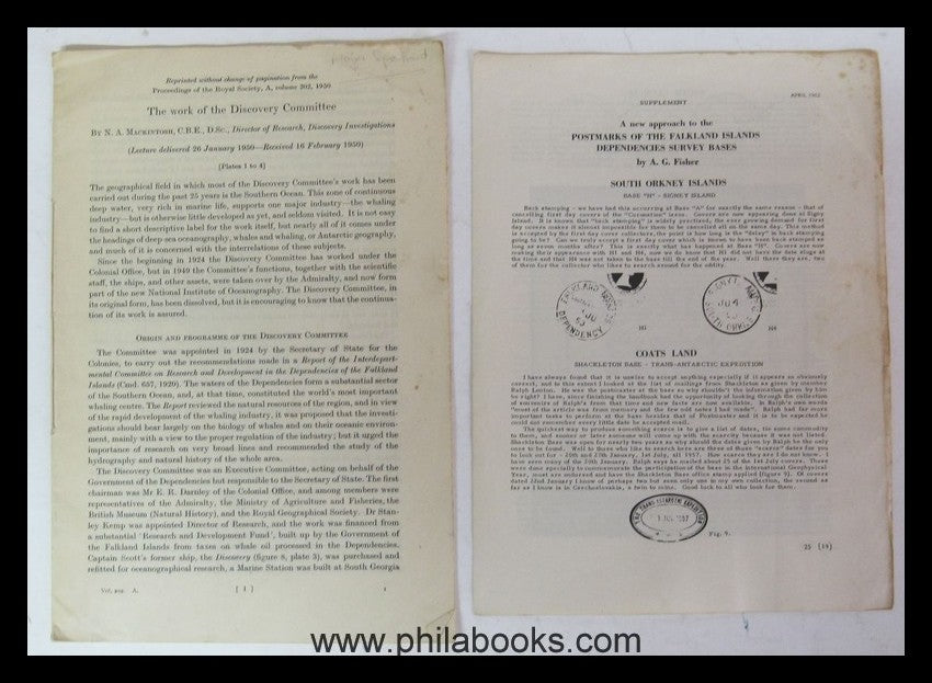 Bagshawe, R. W., Postal History of the Falkland Islands Dependenci ...