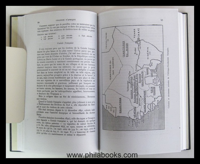 Durand, O., Les Timbres des Colonies Francaises, 1943, 216 S., mit ...