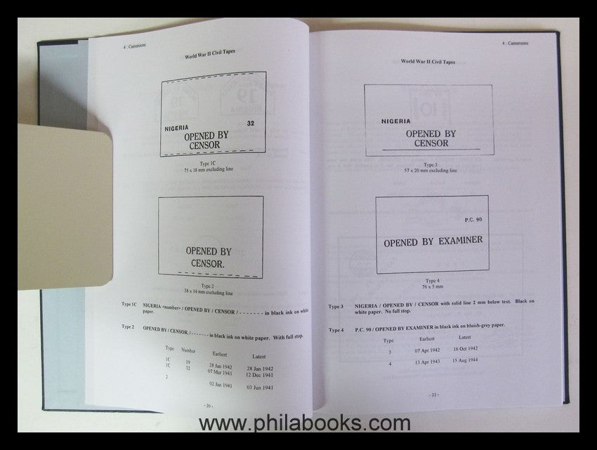 Martin/Walton, West African Censorship Covering Ascension, Biafra, ...