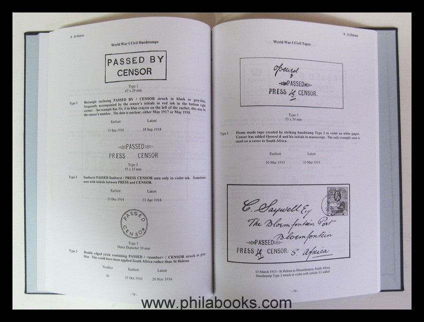 Martin/Walton, West African Censorship Covering Ascension, Biafra, ...