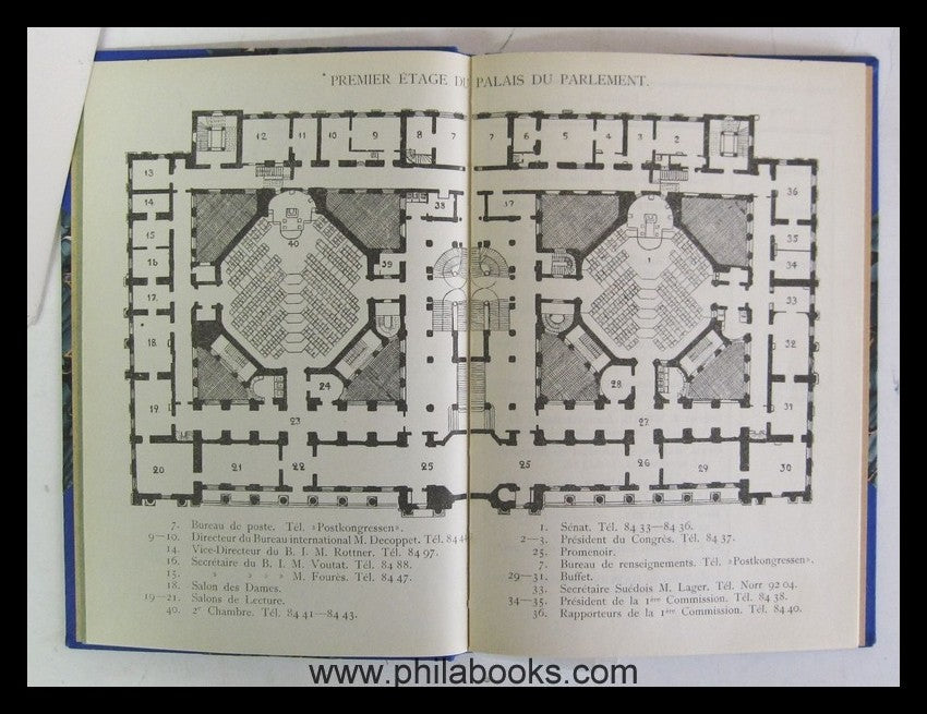 Liste de MM. Les Délégués et Functionaires Attaches au Congrés Pos ...