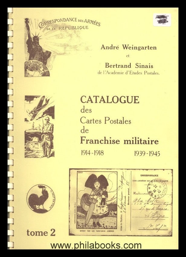 Sinais/Weingarten, Catalogue des Cartes Postales de Franchise mili ...