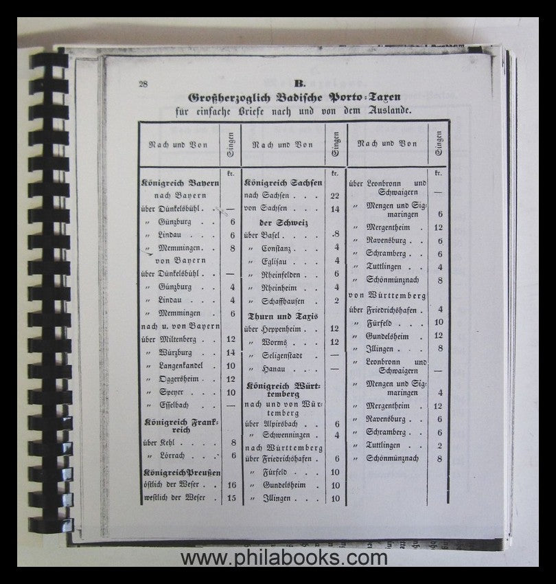 Verordnungsblatt der Großherzoglichen Ober-Post- Direction/der Dir ...