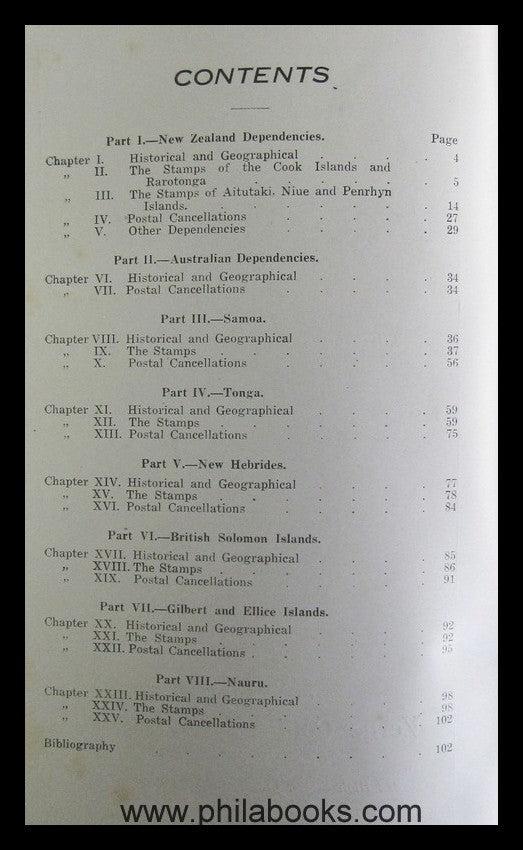 Collins, R.J.G., The Stamps of the Pacific Islands (Vol. 1), Verne ...