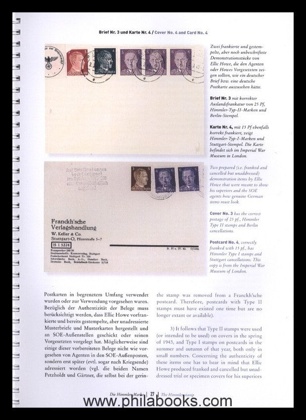 Baldus, W., Die Himmlermarke/ The Himmler Stamp, A philatelic stud ...