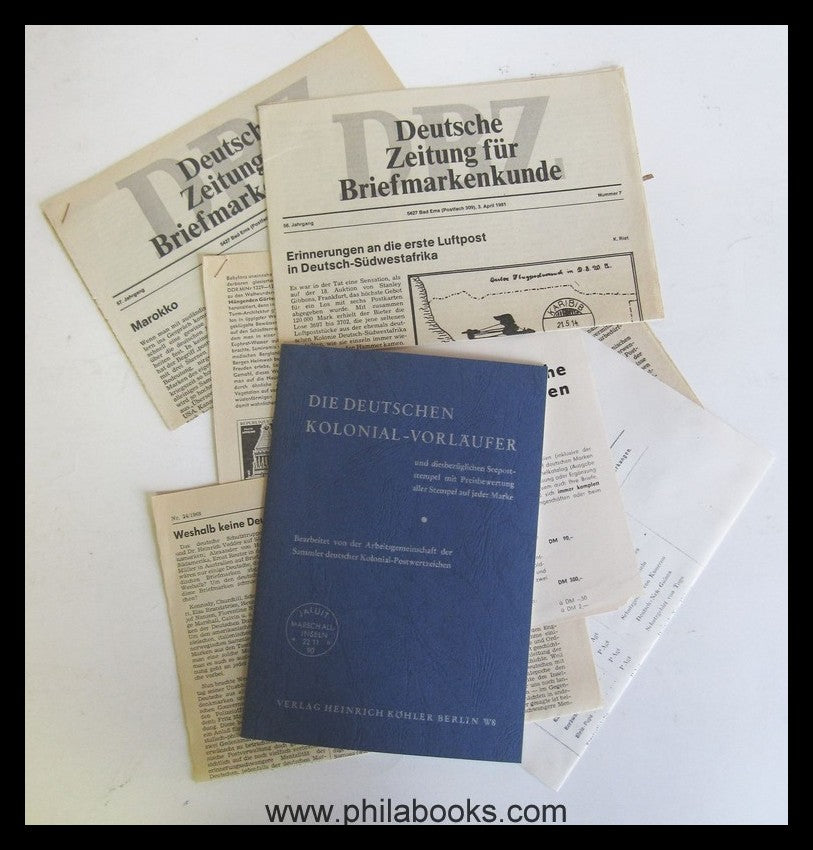 Friedemann, A., Die Postwertzeichen und Entwertungen der deutschen ...