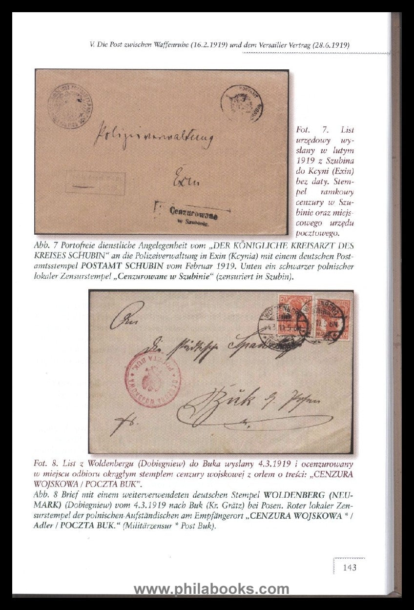 Auleytner, Prof. Dr. J., Die Post in Großpolen 1919 – 1920, Warsch ...