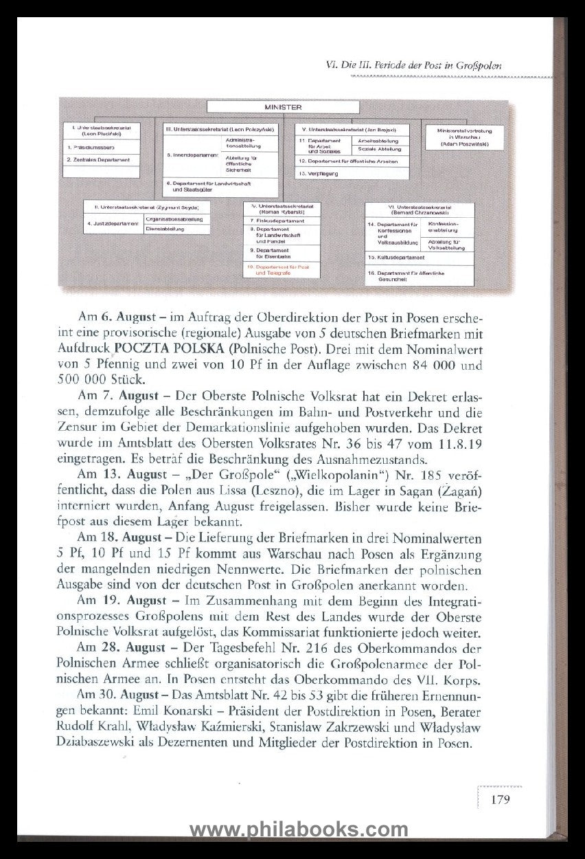 Auleytner, Prof. Dr. J., Die Post in Großpolen 1919 – 1920, Warsch ...