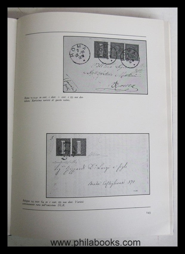 Bazzi, A., I Francobolli di Vittorio Emanuelle II° and Umberto I° 18 ...